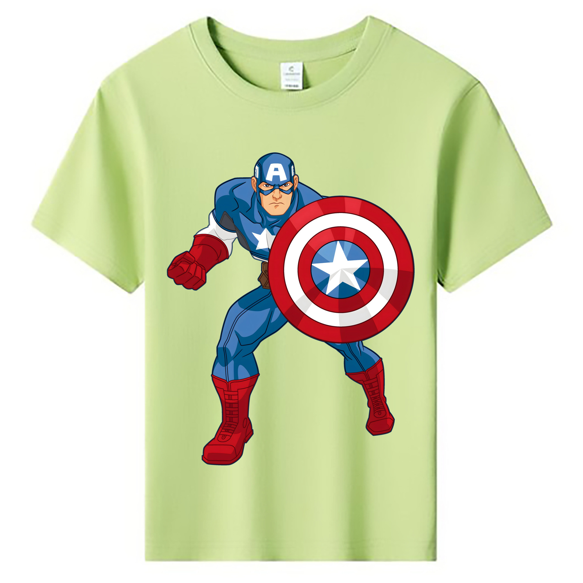 （画像用） アベンジャーズ The Avengers 綿100％キッズTシャツ（フロントプリント）